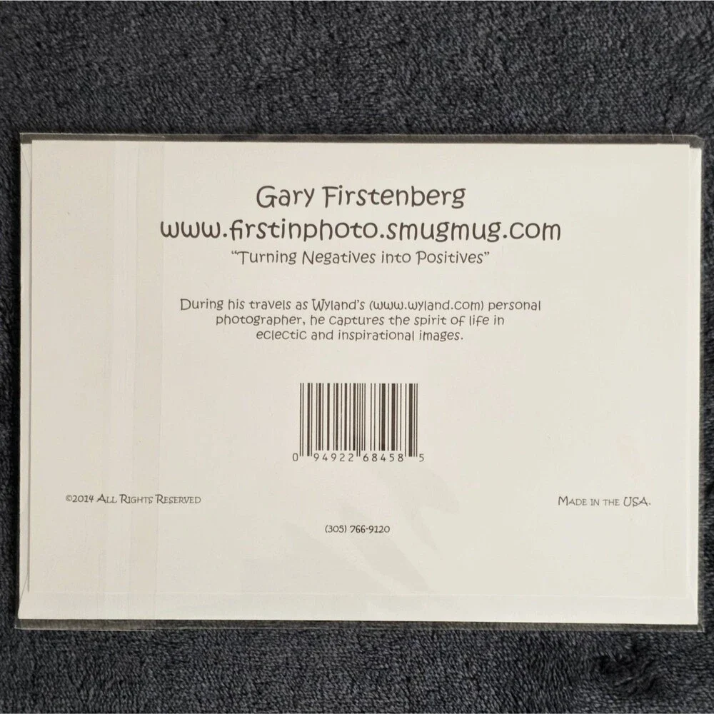 5 Gary Firstenberg greeting cards Turning Negatives Into Positives 2019 Signed